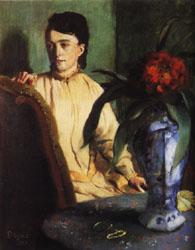 Edgar Degas Woman with Porcelain Vase Sweden oil painting art